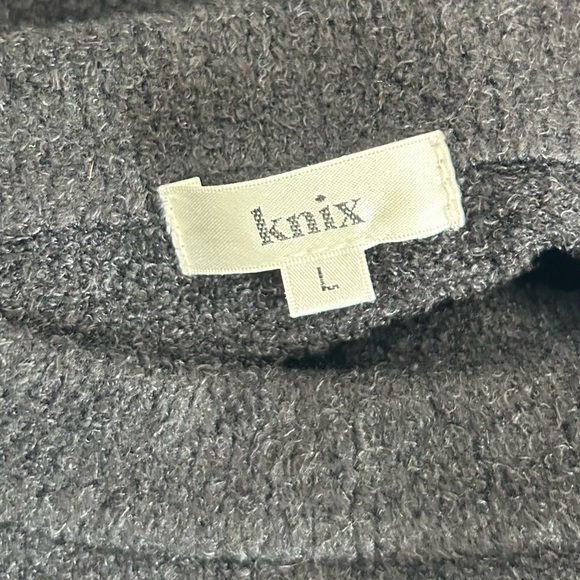 Knix “Cozzzy” Crewneck Sweater Black Womens Size Large - Picture 7 of 7